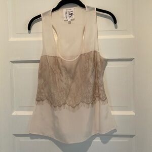 Lace and silk camisole—size small